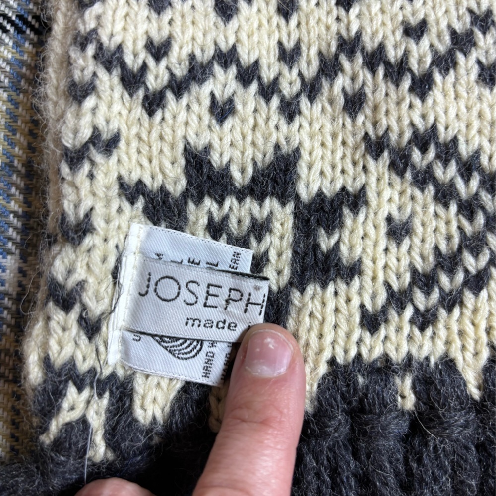 Joseph Tricot Vintage VTG Wool Scarf Made in England - Picture 4 of 7